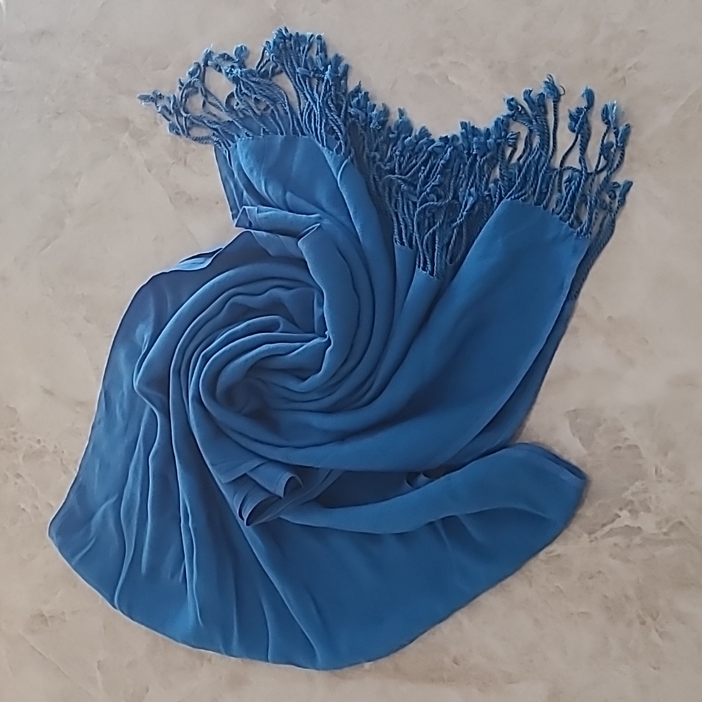 Blue Scarf